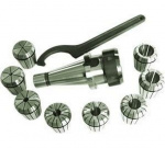 Патрон цанговый с набором цанг ER50 12 шт 12-34 мм