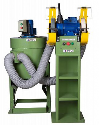 Станок точильно-шлифовальный ТШ-1.35 с пылесосом ПЦ-750/У