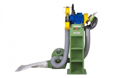 Станок точильно-шлифовальный ВЗ-879-02 с пылесосом ПП-750/У