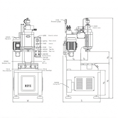 Пробивной пресс FBY-CP05