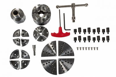 4-х кулачковый токарный патрон по дереву CK-4.5Z/S1 114 мм 