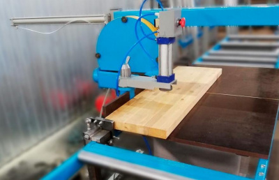 Пневмопривод пильного узла