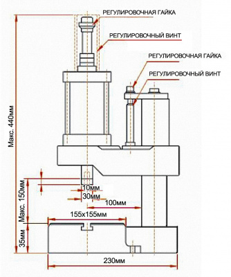 Пневматический пресс Kexinmeng KTA-200