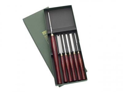 Комплект токарных резцов по дереву RPCHS6-SS 6 шт.