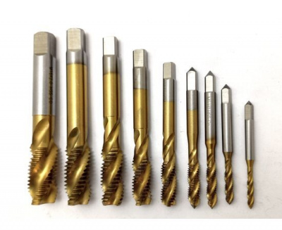 Набор метчиков машинных с покрытием TiN SF M3-M16