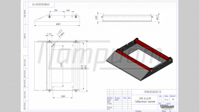 Платформа для размотки кабельных барабанов и катушек ПРБ 8-0,5М