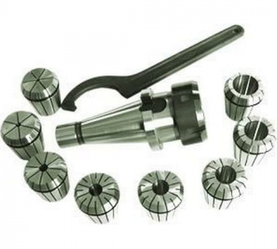 Патрон цанговый с набором цанг ER50 12 шт 12-34 мм