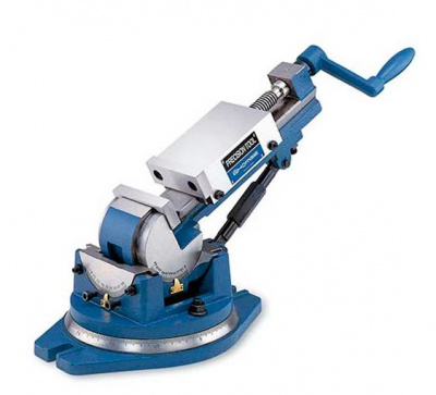 Тиски глобусные станочные трёхосевые HY-5"