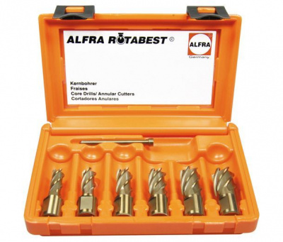 Комплект корончатых сверл HSS 50 мм 6 шт