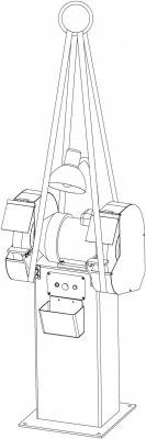 Станок точильно-шлифовальный ТШС-300