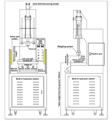 Пробивной пресс YQGS-05TS