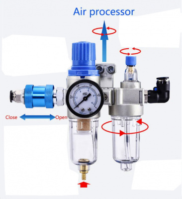 Пневмоблок подготовки воздуха 