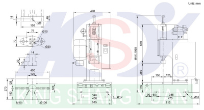 Пробивной пресс KSY-015H
